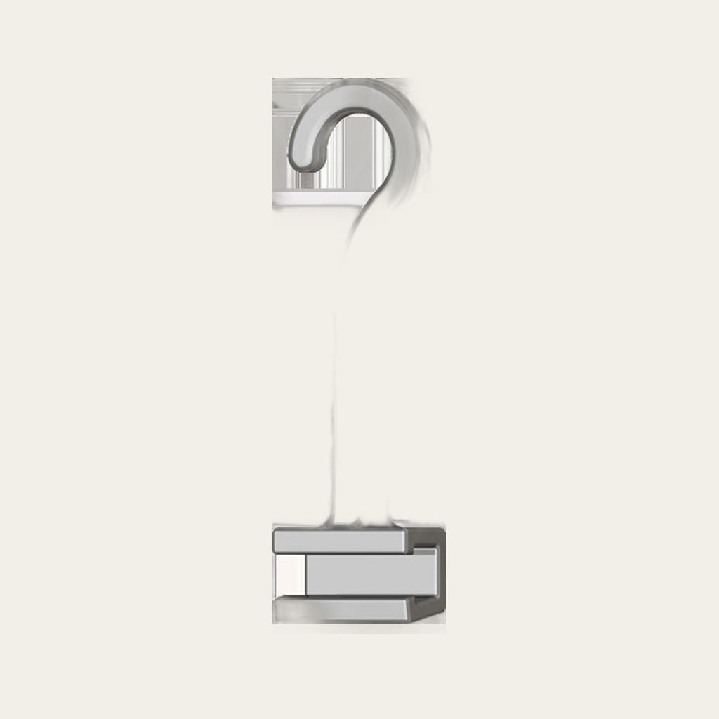Crimpable surgical hooks — right & left