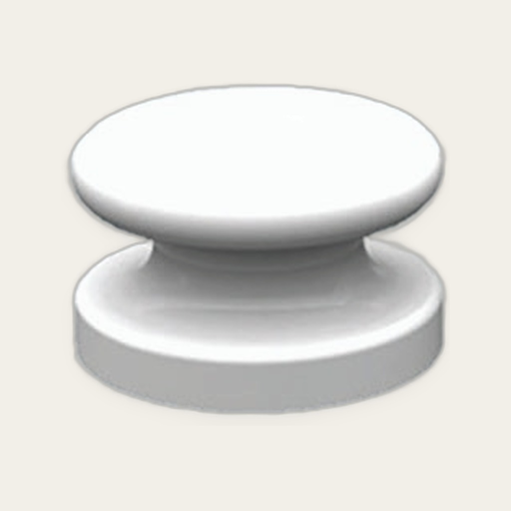 Button semi-flat low profile